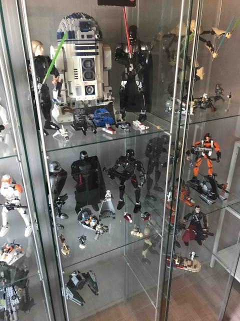 vitrine star wars buildable